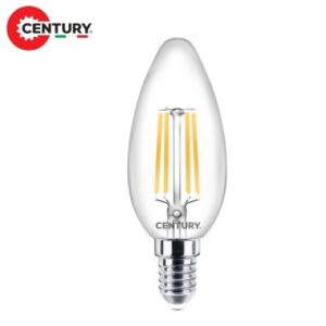 Lampada Oliva LED a Filamento E14 4w Luce Natura 470 Lumen